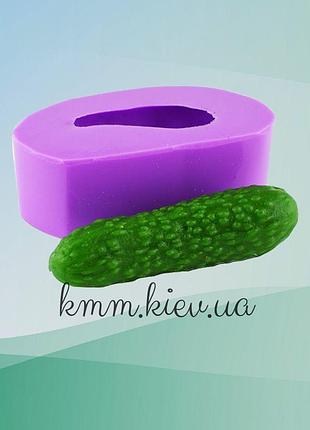 Силиконовая форма люкс 3d огурец