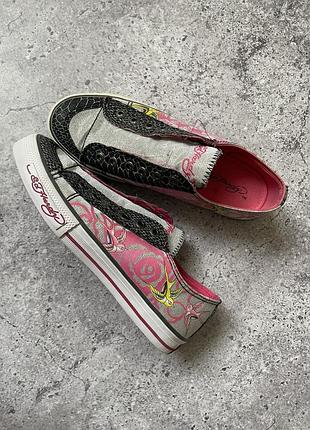 Вінтажні кеди ed hardy y2k