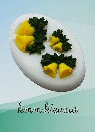 Силиконовый молд-мини звоночки