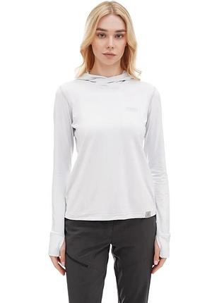 Термофутболка turbat hike lite ls hood wmn glacier gray
