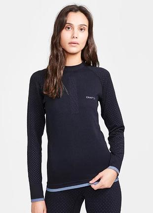 Термобелье женское кофта craft adv warm intensity ls w black