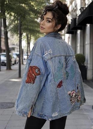 Джинсова куртка missguided oversize