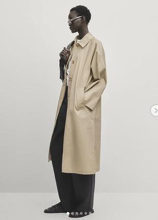 Massimo dutti тренч плащ