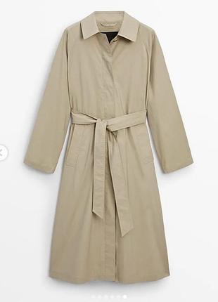 Massimo dutti тренч плащ 5
