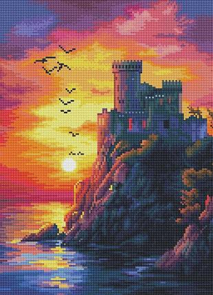 Алмазна мозаїка - захід сонця