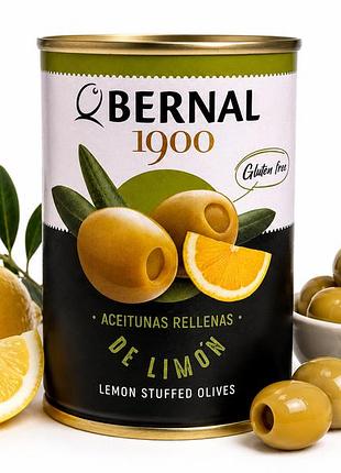 Оливки bernal с лимоном e aceitunas rellenas de limón, 292 г