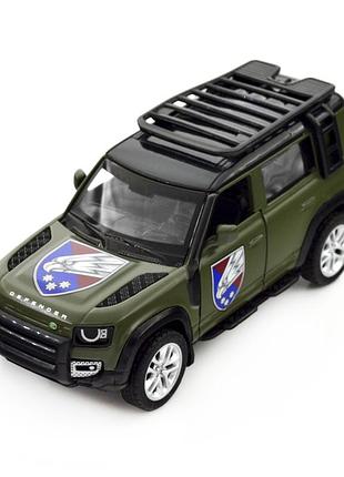 Автомодель серии шевроны героев - land rover defender 110 - 25 опдбр