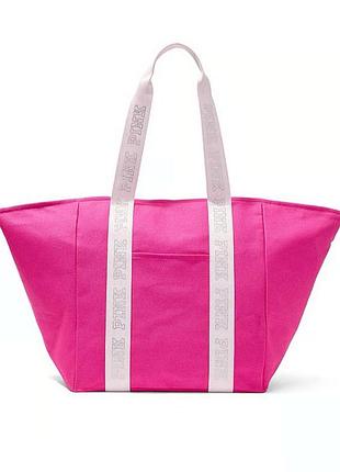 Сумка-шопер victoria’s secret canvas tote bag