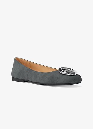 Женские замшевые балетки milan michael kors 36,5 (6,5 us) 23,5 см