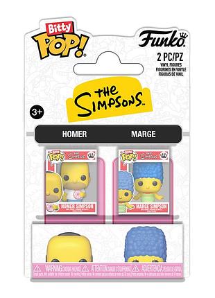Набор игровых фигурок bitty pop! серии симпсоны – гомер и мардж