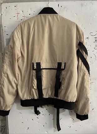 Бомбер weiv бежевий (xl/oversize) 3