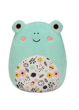 М'яка іграшка squishmallows - жабка фрід (13 cm)