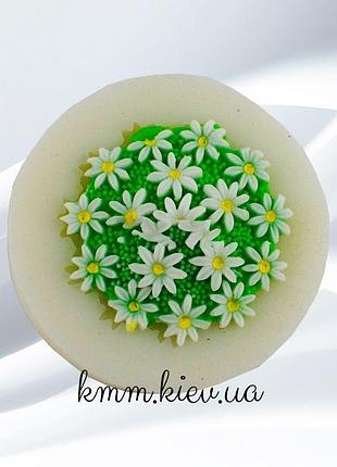 Силиконовый молд-мини поляна ромашк