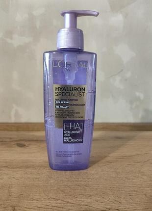 Очищающий гель для умывания l'oréal paris hyaluron specialist 200 ml