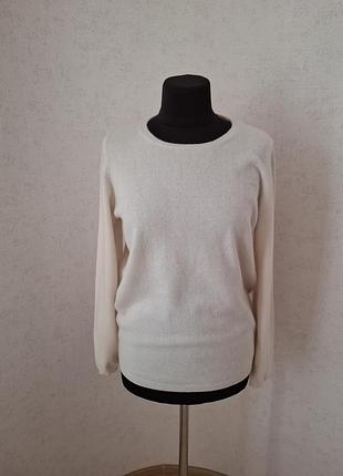 Розкішний молочний кашеміровий светрик cashmere