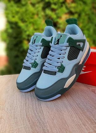 Nike air jordan 4 retro бирюзовые 4