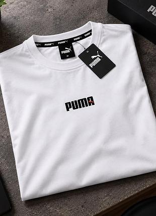 Футболка мужская puma белого цвета