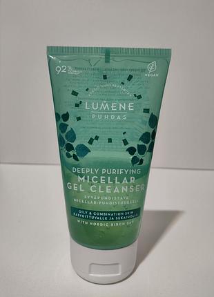 Мицеллярный гель для глубокого очищения кожи lumene 150ml
