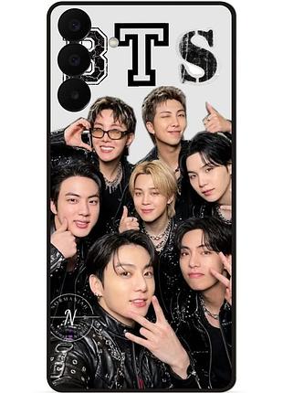Силіконовий чохол бампер для samsung a27 з малюнком bts bangtan boys