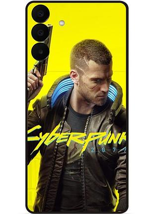 Силиконовый чехол для samsung a27 с рисунком cyberpunk