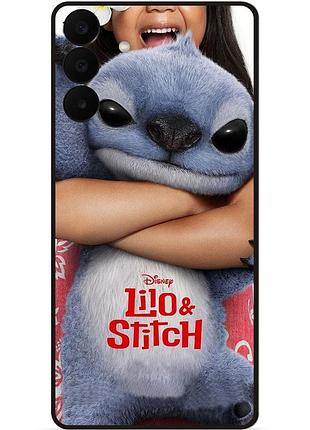 Силиконовый чехол бампер для samsung a27 стич и лило stitch