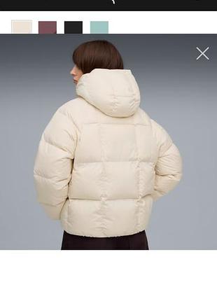 Пуховик hooded down puffer jacket women 2