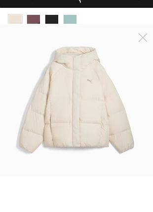 Пуховик hooded down puffer jacket women 4
