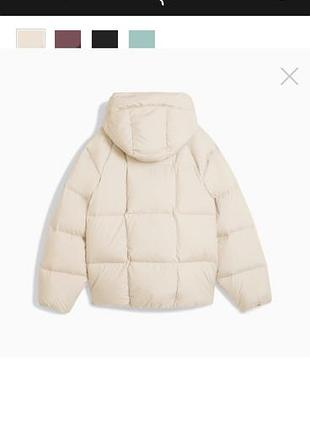 Пуховик hooded down puffer jacket women 5