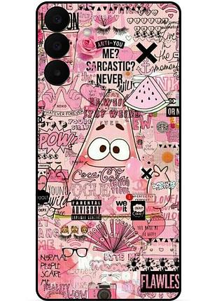 Силиконовый чехол для samsung a27 с рисунком губка боб sponge bob