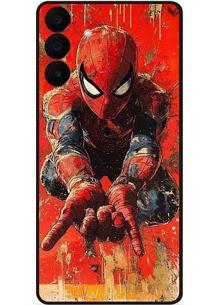 Силіконовий чохол бампер для samsung a27 з малюнком spider man людина-павук