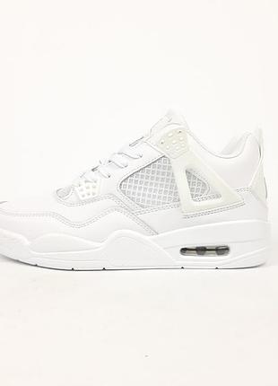 Nike air jordan 4 retro білі 2