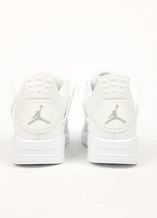 Nike air jordan 4 retro білі 4