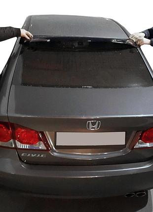 Спойлер на заднее стекло (черный, abs) для honda civic sedan viii 2006-2011 гг