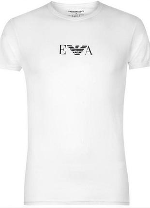 Футболка мужская emporio armani р.l белый хлопок 95% и эластан 5%.
