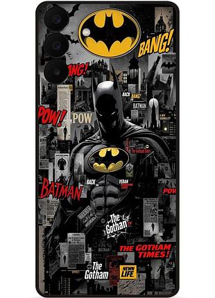 Чехол силиконовый бампер для samsung a27 с рисунком batman бэтмен