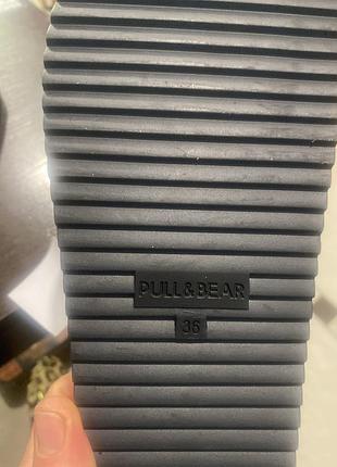 Клогі pull&bear шкіра 4
