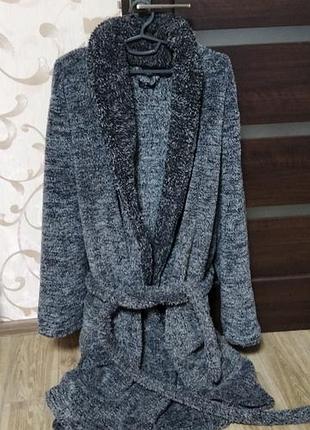 Мужской теплый халат,р xxxl