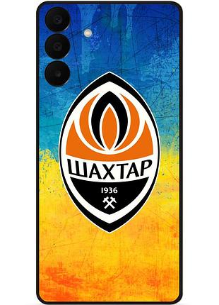 Силиконовый чехол бампер для samsung a27 с рисунком шахтер донецк