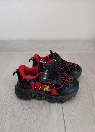 Marvel spiderman кросівки на широку ніжку 13см