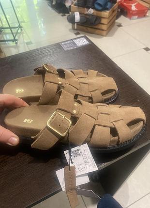 Сандалі pull&bear шкіра