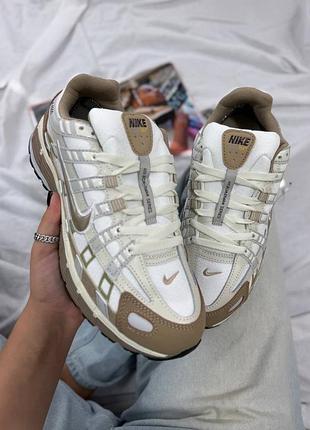 Р.41-44 кросівки nike p-6000 brown gore tex, термо артикул 0747