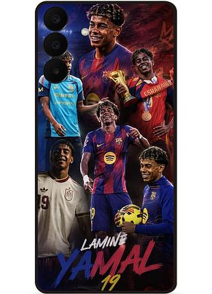 Силиконовый чехол бампер для samsung a27 с рисунком lamine yamal ламин ямаль