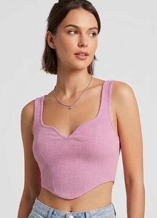 Безшовний рожевий топ zara розмір xs-s