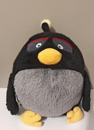 Official rovio licensed collectable angry birds 10” black bomb plush cuddly toy