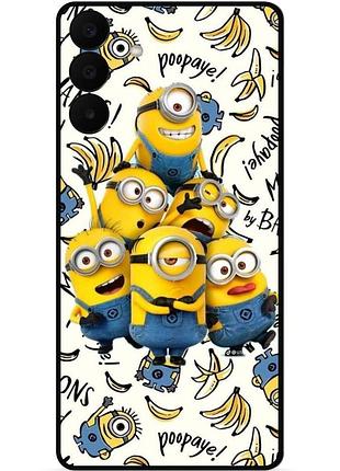 Силіконовий чохол бампер для samsung a27 з малюнком міньйони minion
