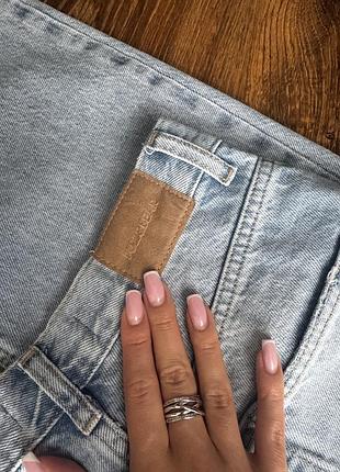 Прямі світло блакитні джинси pull&bear 💕🩷 34p. 4