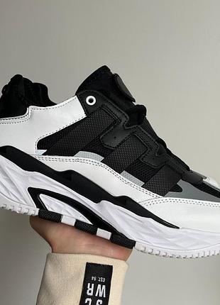 Adidas niteball black white 4