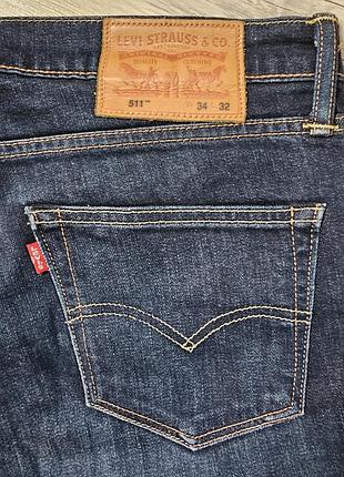 Оригінальні джинси levi’s 511 slim fit 2