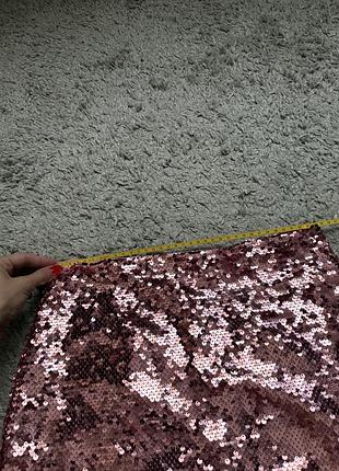 Спідниця шорти в паєтки 5