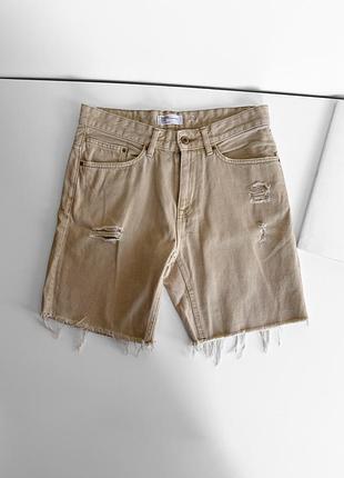 Джинсові шорти bershka mens jeans shorts